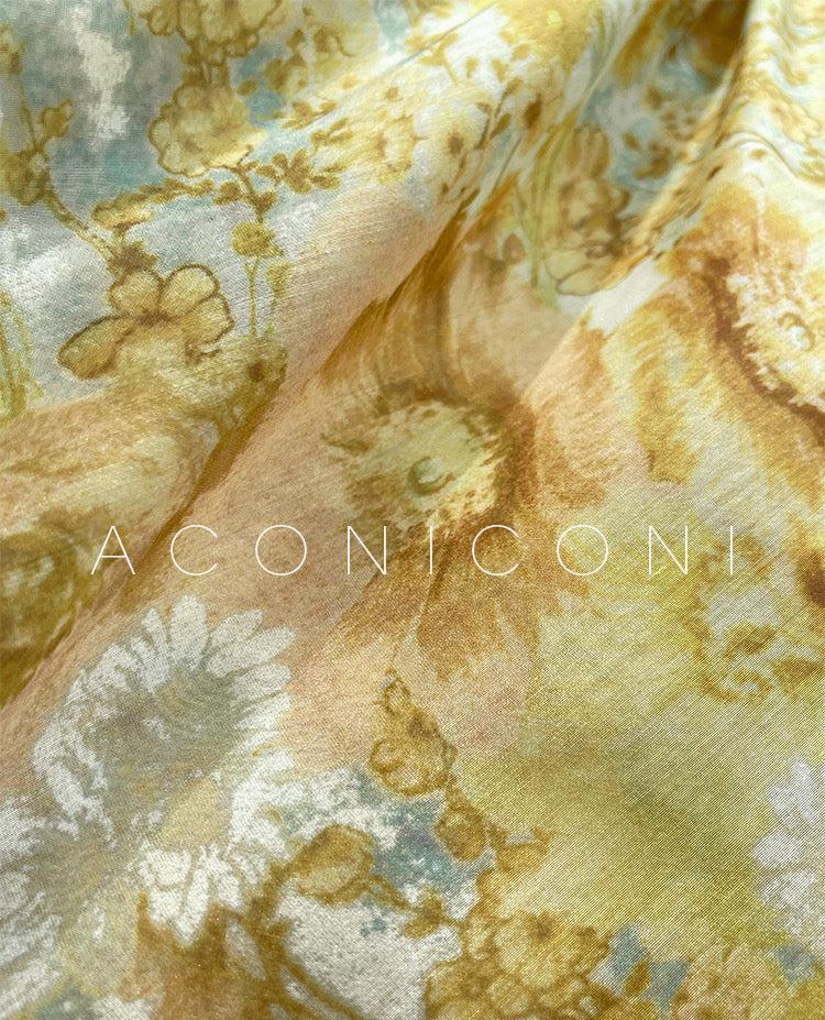 Aconiconi|Canglan Sweetheart Long Sleeve Dress