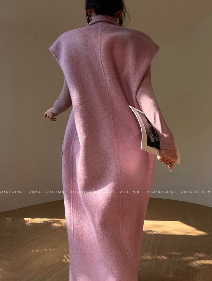 Aconiconi|Fench long Wool Coat