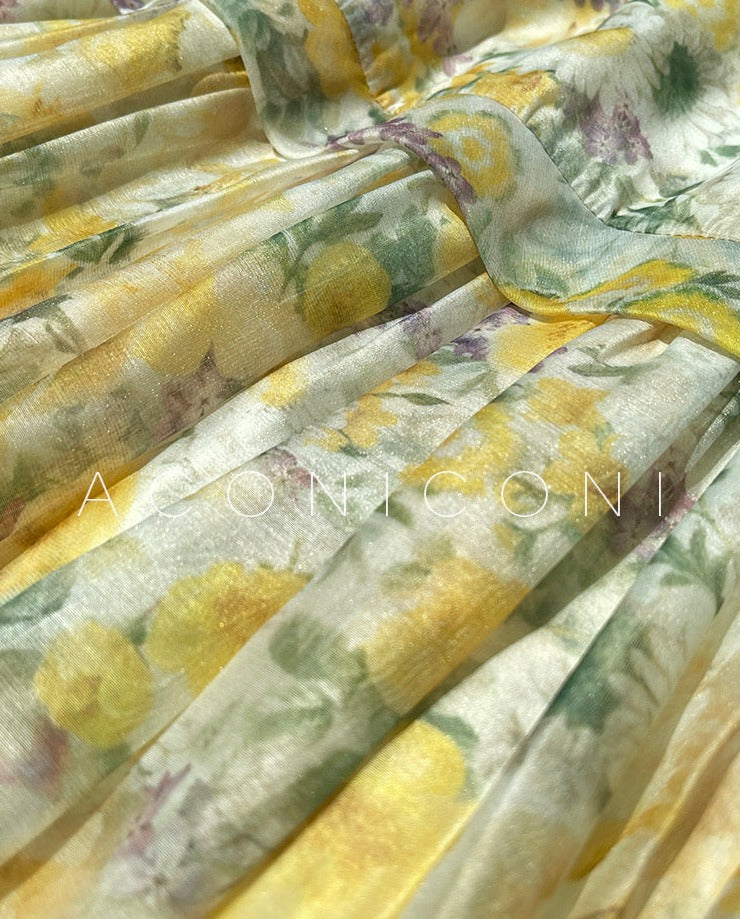 Aconiconi|Petal Perfection Long Summer Dress