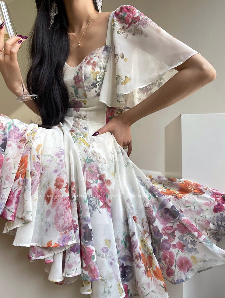 Aconiconi|Love Flower French Fairy Dress