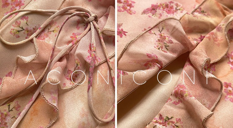 Aconiconi|Sorbet Sunset Long Exquisite Dress
