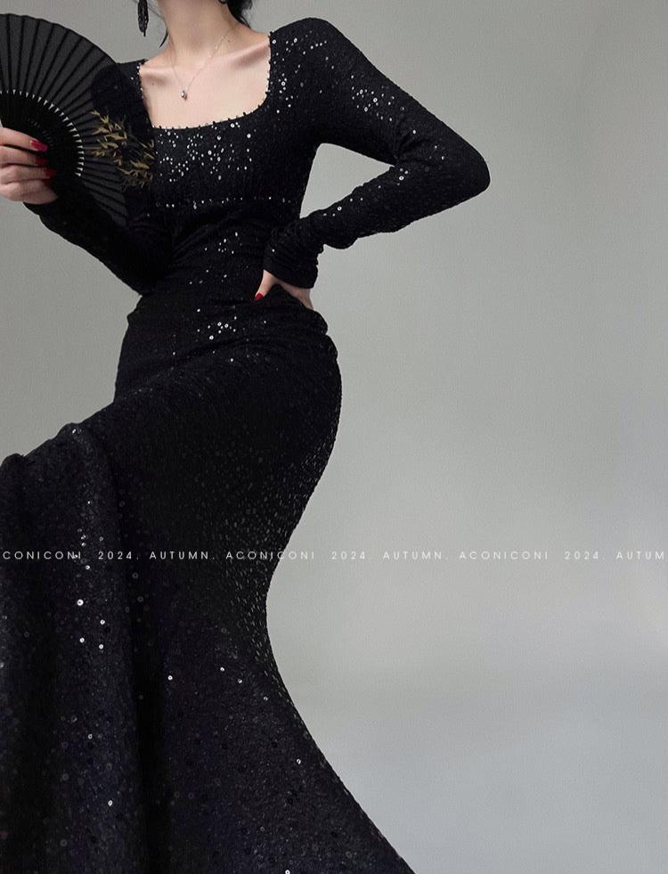 Aconiconi|Sapphire Breeze Long Dress