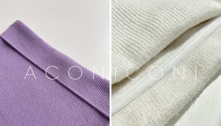 Aconiconi|Whispering Lilac Knit Dress Set