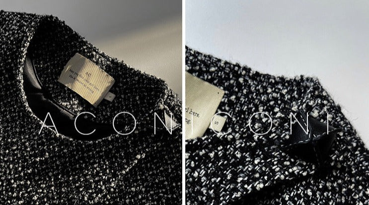 Aconiconi|Secret Fragrance Tweed wool Skirt Suit