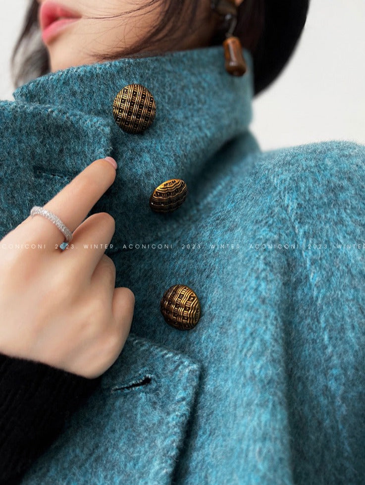 Aconiconi|Lanyu Bay Long Wool Coat