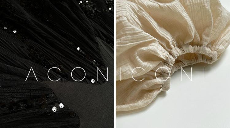 Aconiconi|Twilight Tulle Sequined Long Dress