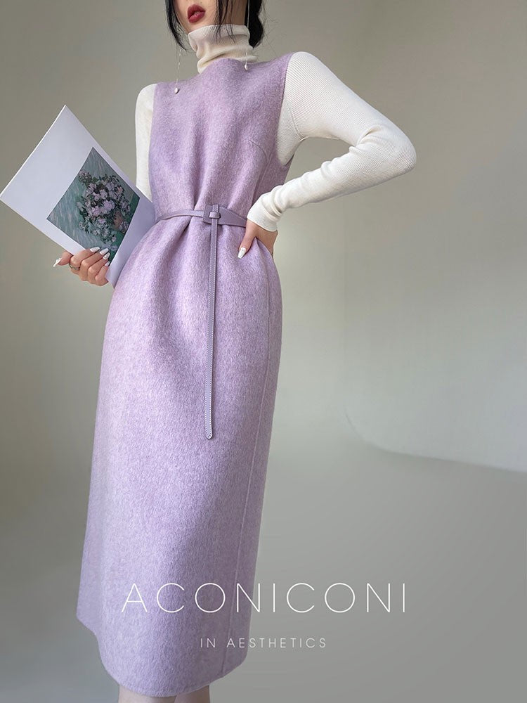 Aconiconi|Munich Two Piece Wool Dress & Coat set