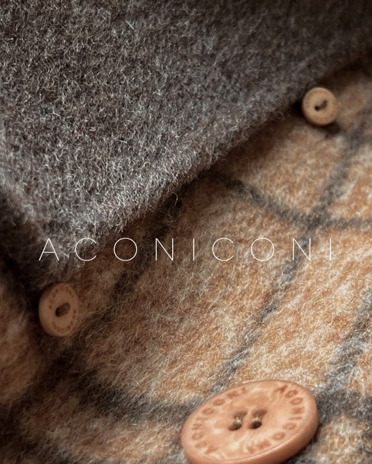Aconiconi|Yamano Plaid Winter Coat