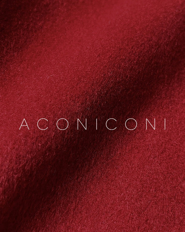 Aconiconi | Elegant Wool Coat & Dress Set