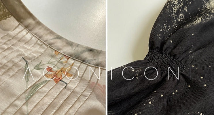 Aconiconi|Moon Shadow Camellia Skirt Suit