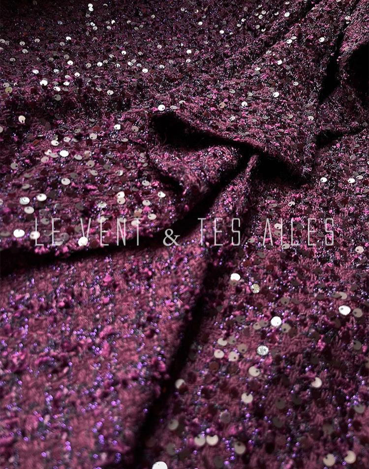 LE VENT & TES AILES | Galaxy Dreamer Tweed Sequined Skirt
