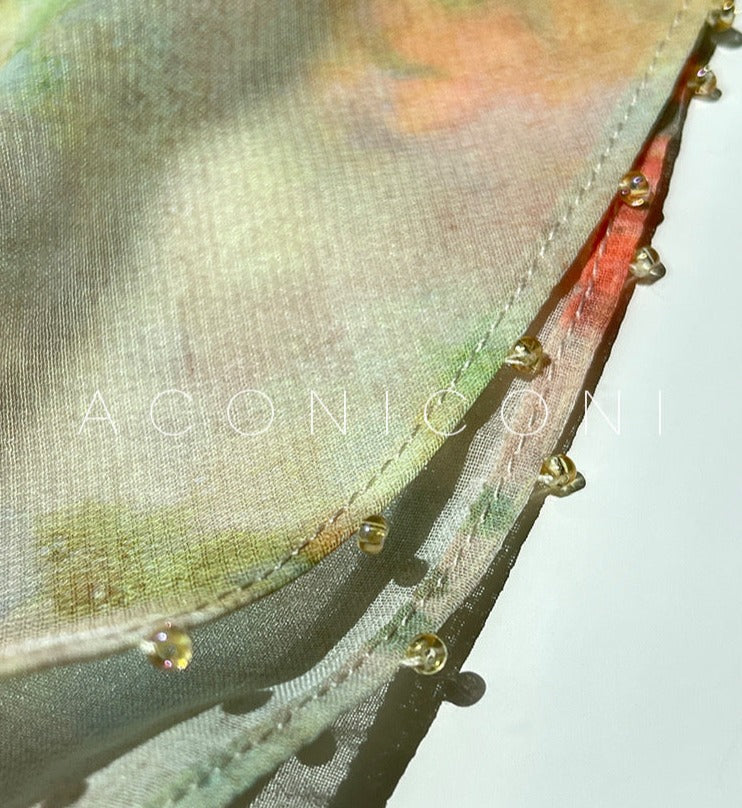 Aconiconi|Palace Garden Summer Long Dress