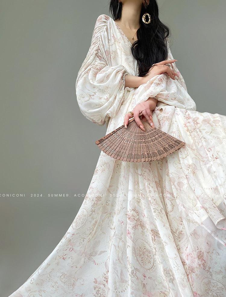 Aconiconi|Eternal Grace Long Summer Dress