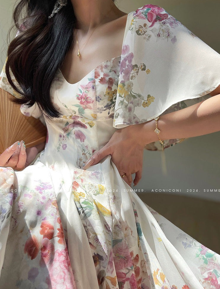 Aconiconi|Love Flower French Fairy Dress