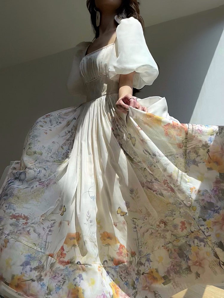 Aconiconi|Florentia Long Princess Skirt Summer Dress