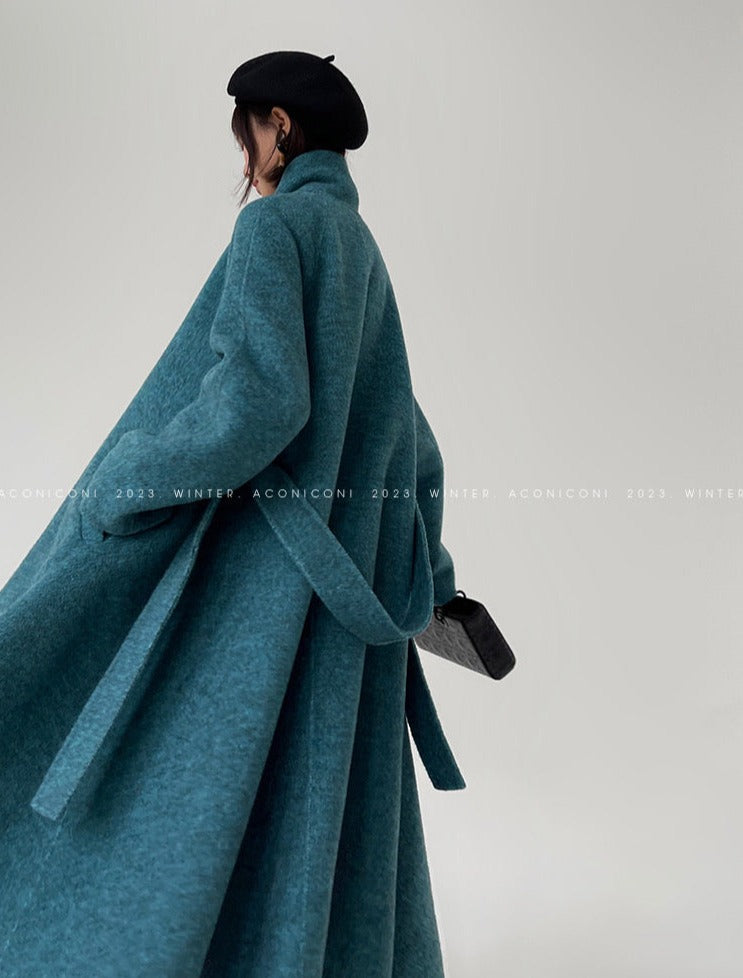 Aconiconi|Lanyu Bay Long Wool Coat