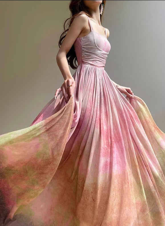 Aconiconi|Tulle Treasure Long Summer Dress