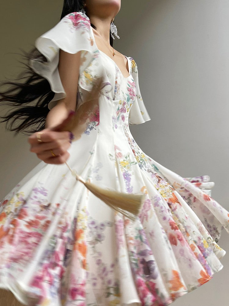 Aconiconi|Love Flower French Fairy Dress