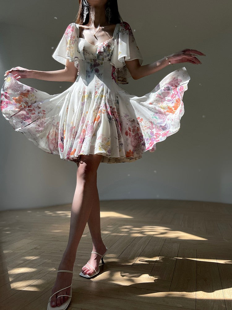 Aconiconi|Love Flower French Fairy Dress