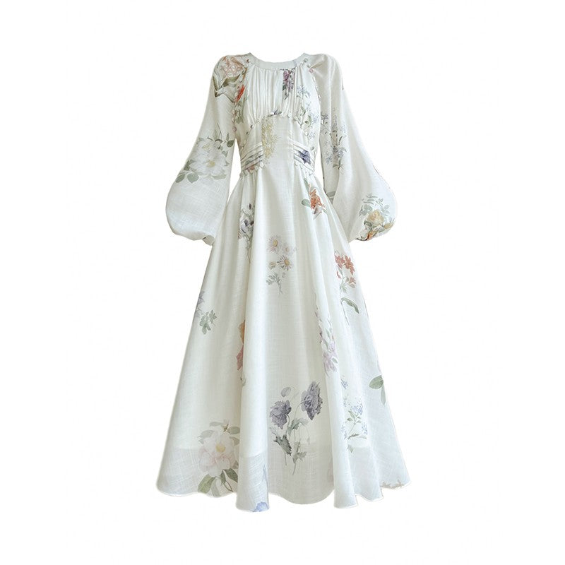 Aconiconi|Ivory Daydream Long Summer Dress