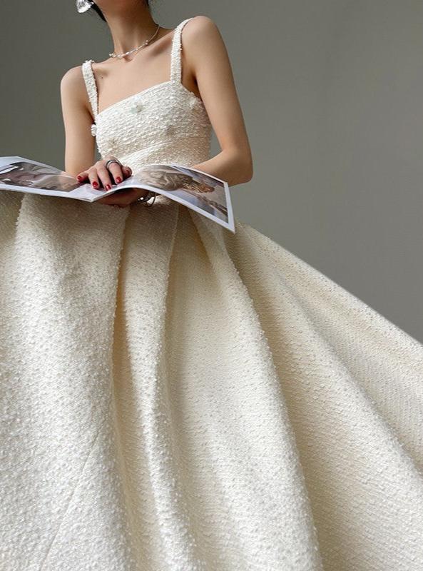 Aconiconi|Winter Night Moon Elegant Dress