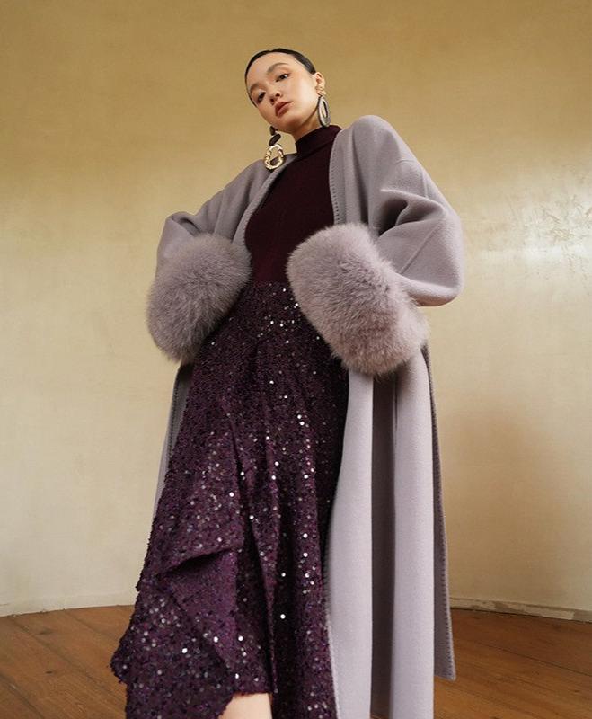 LE VENT & TES AILES | Galaxy Dreamer Tweed Sequined Skirt