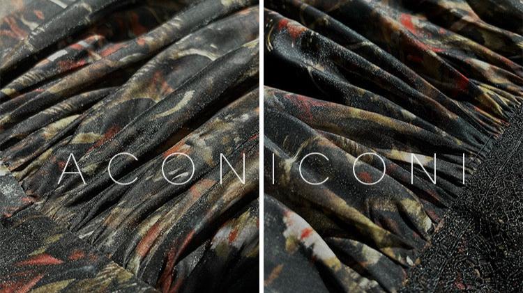 Aconiconi|Silken Moon Long Sleeve Autumn dress