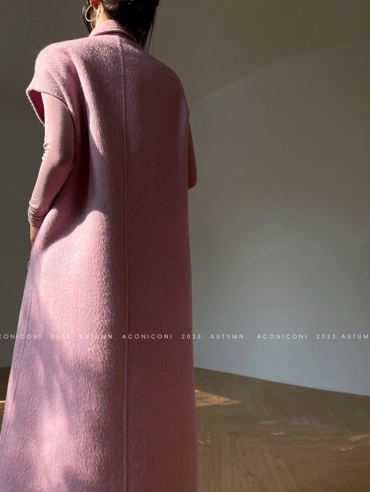 Aconiconi|Fench long Wool Coat