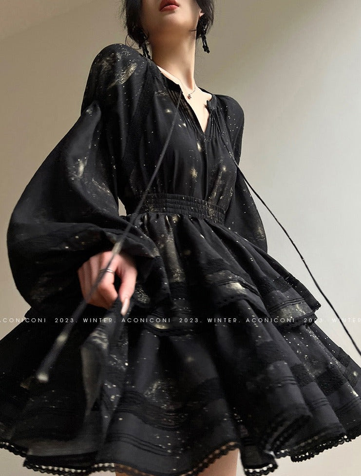 Aconiconi|Moon Shadow Camellia Skirt Suit