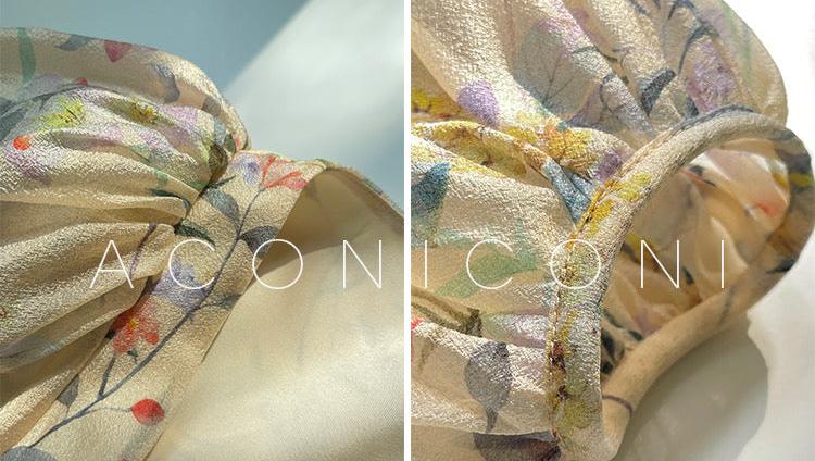 Aconiconi|Garden of Secrets Long Floral Summer Dress