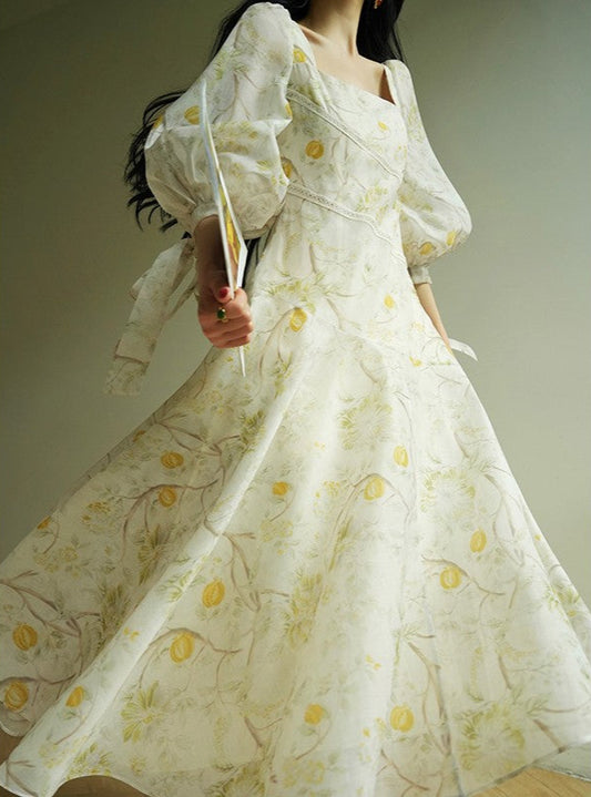 Aconiconi | Wisteria Drift Flowy Summer Dress