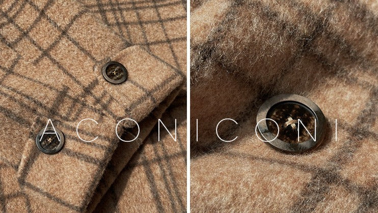 Aconiconi|Yamano Plaid Winter Coat