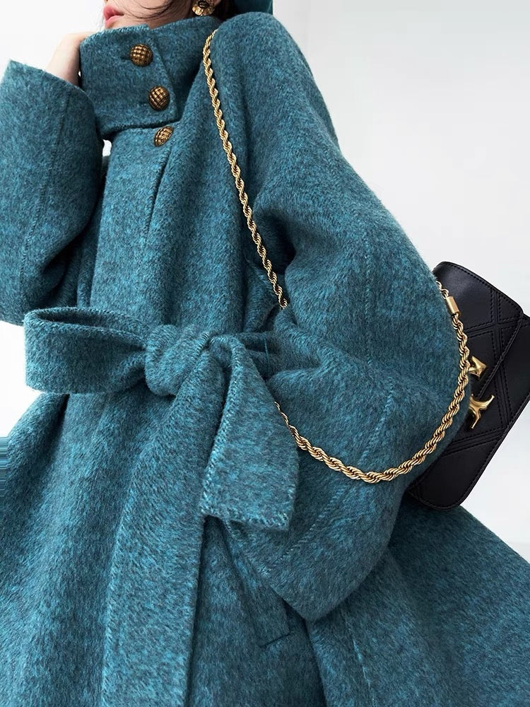 Aconiconi|Lanyu Bay Long Wool Coat
