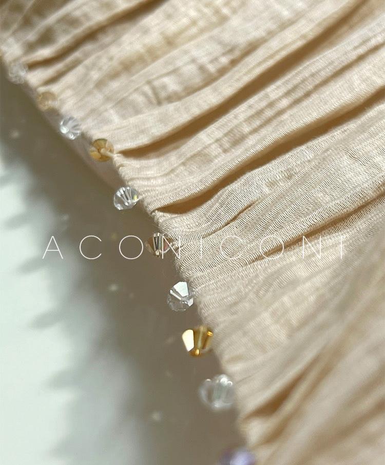 Aconiconi|Twilight Tulle Sequined Long Dress