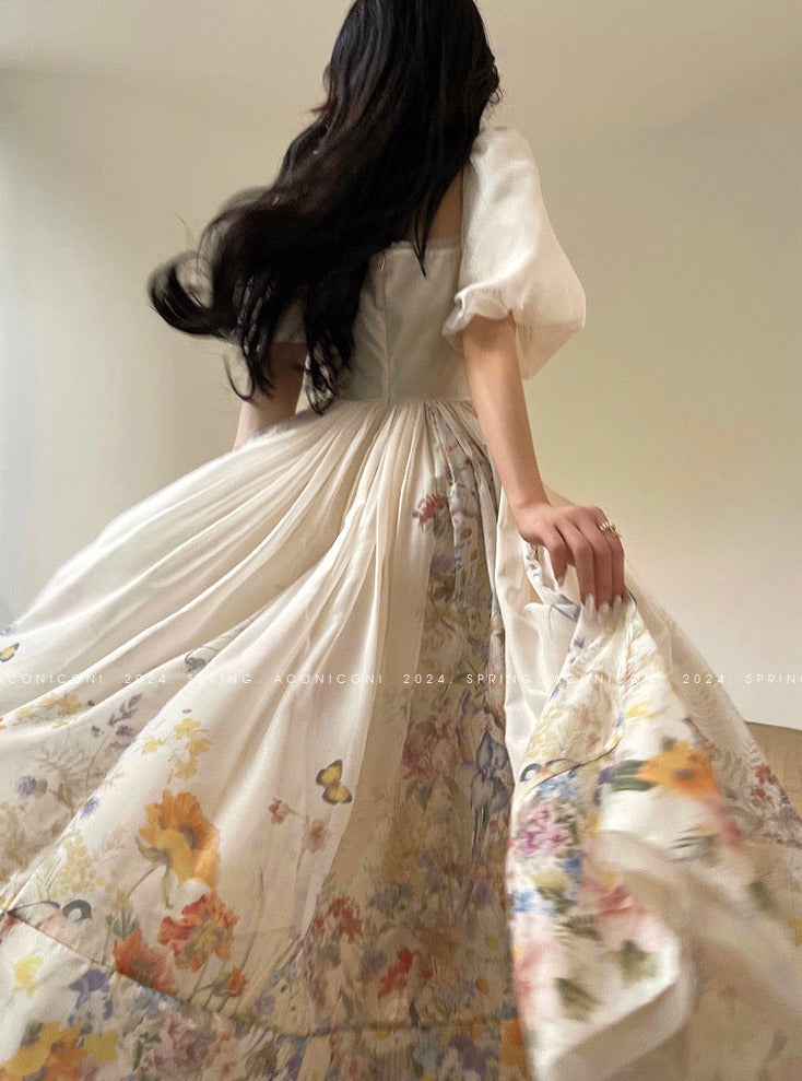 Aconiconi|Florentia Long Princess Skirt Summer Dress
