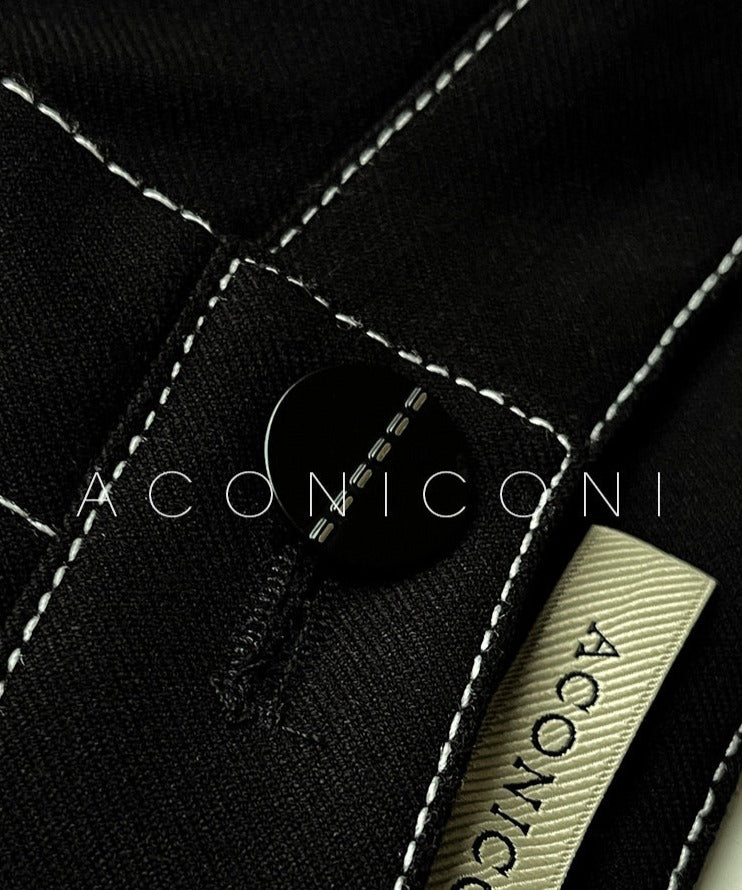 Aconiconi|Vintage Wide Leg Pants