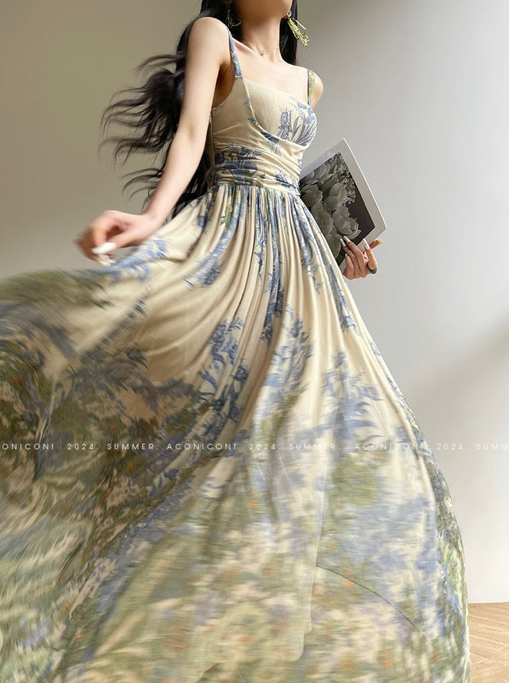 Aconiconi|Tulle Treasure Long Summer Dress