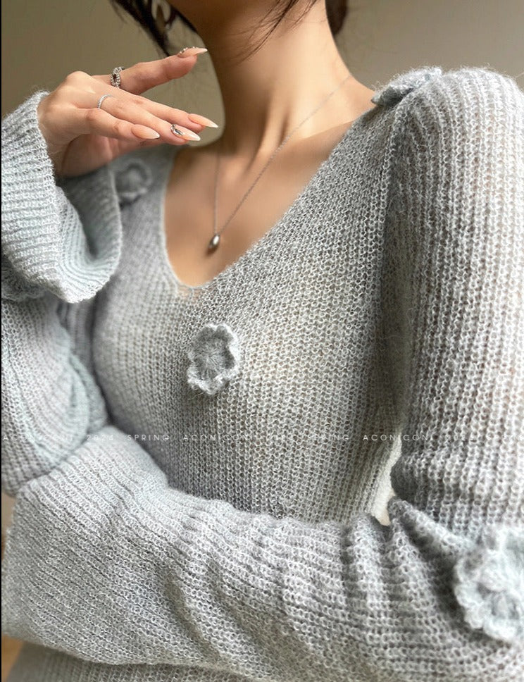 Aconiconi|Alocasia Knitted Long Dress