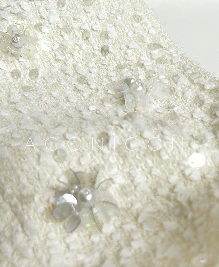Aconiconi|Winter Night Moon Elegant Dress