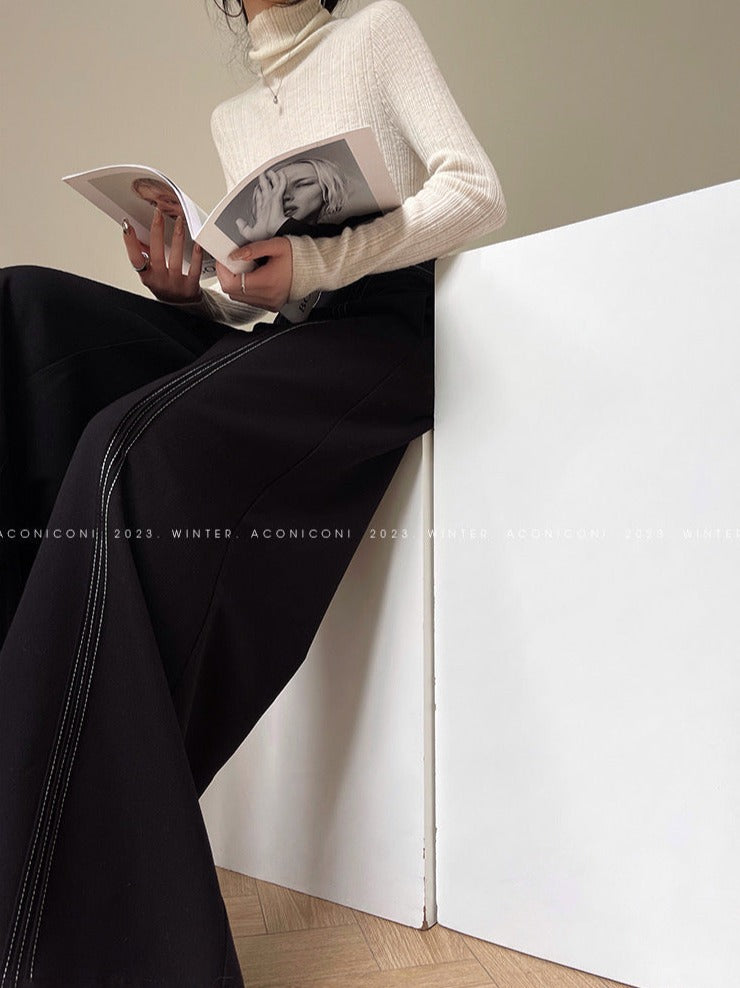 Aconiconi|Vintage Wide Leg Pants
