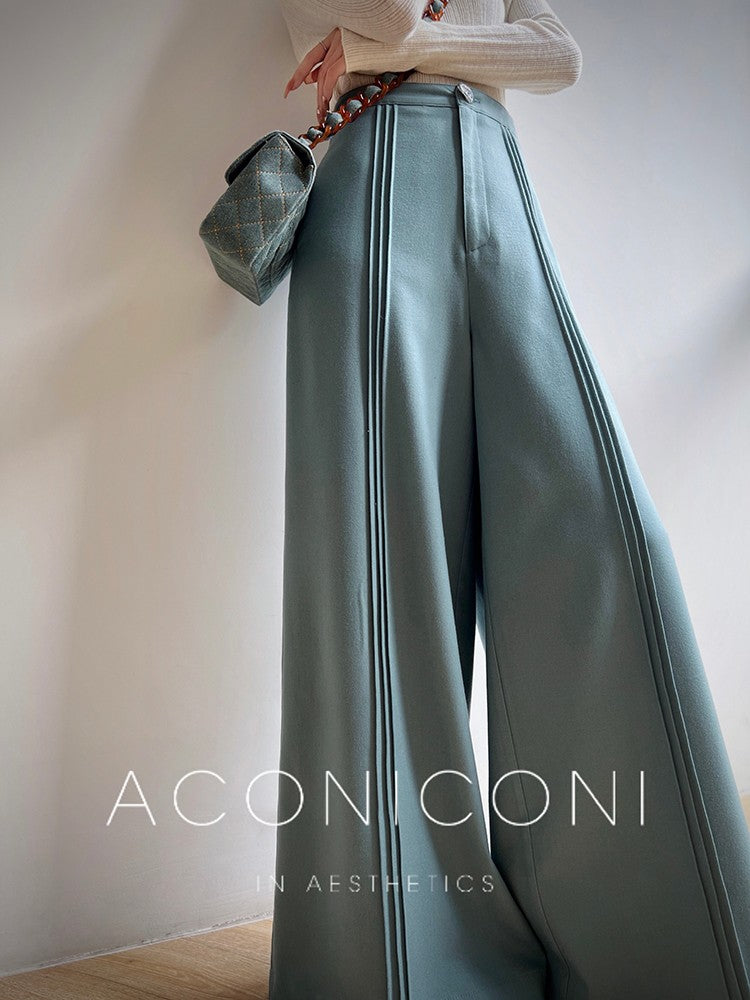 Aconiconi|Vintage Wide Leg Pants