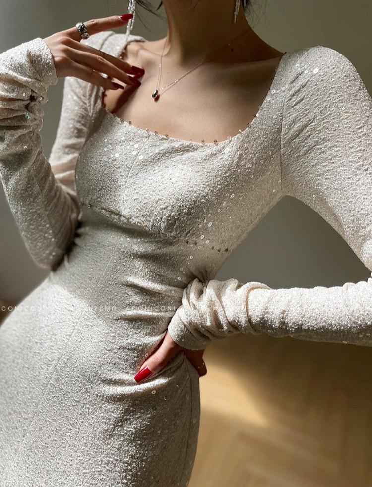 Aconiconi|Sapphire Breeze Long Dress