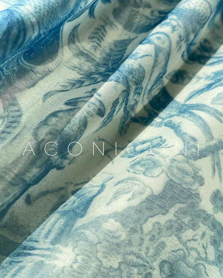Aconiconi|Blue Ocean Whisper fairy Dress