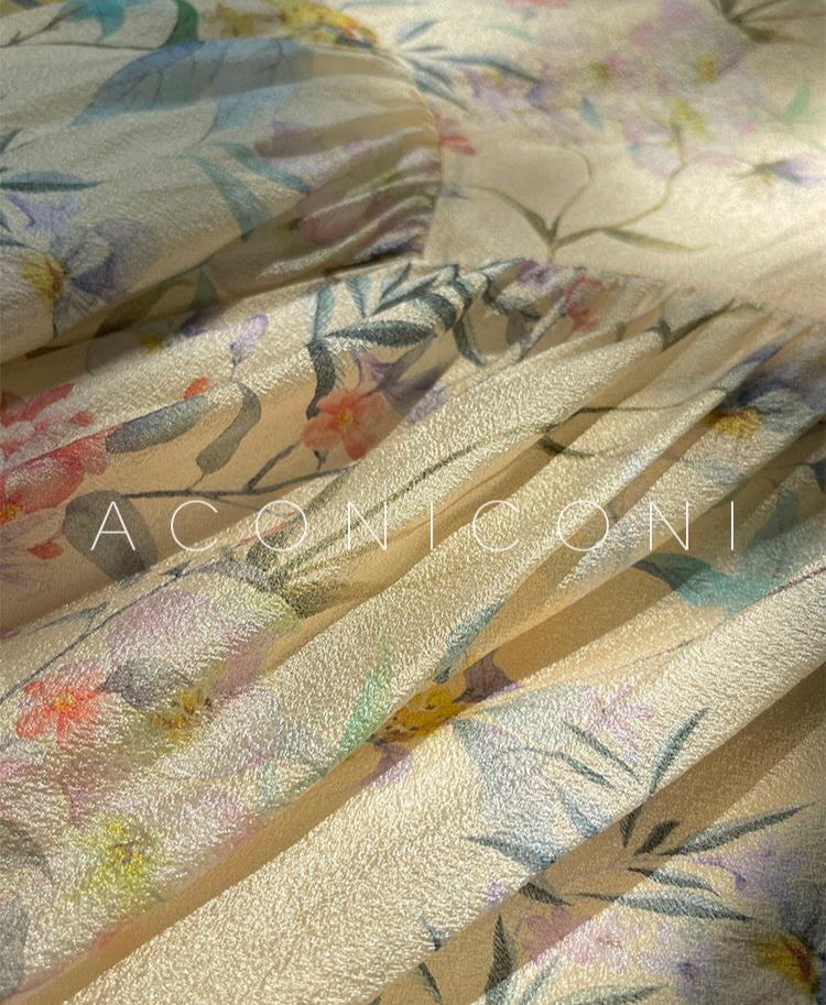Aconiconi|Garden of Secrets Long Floral Summer Dress