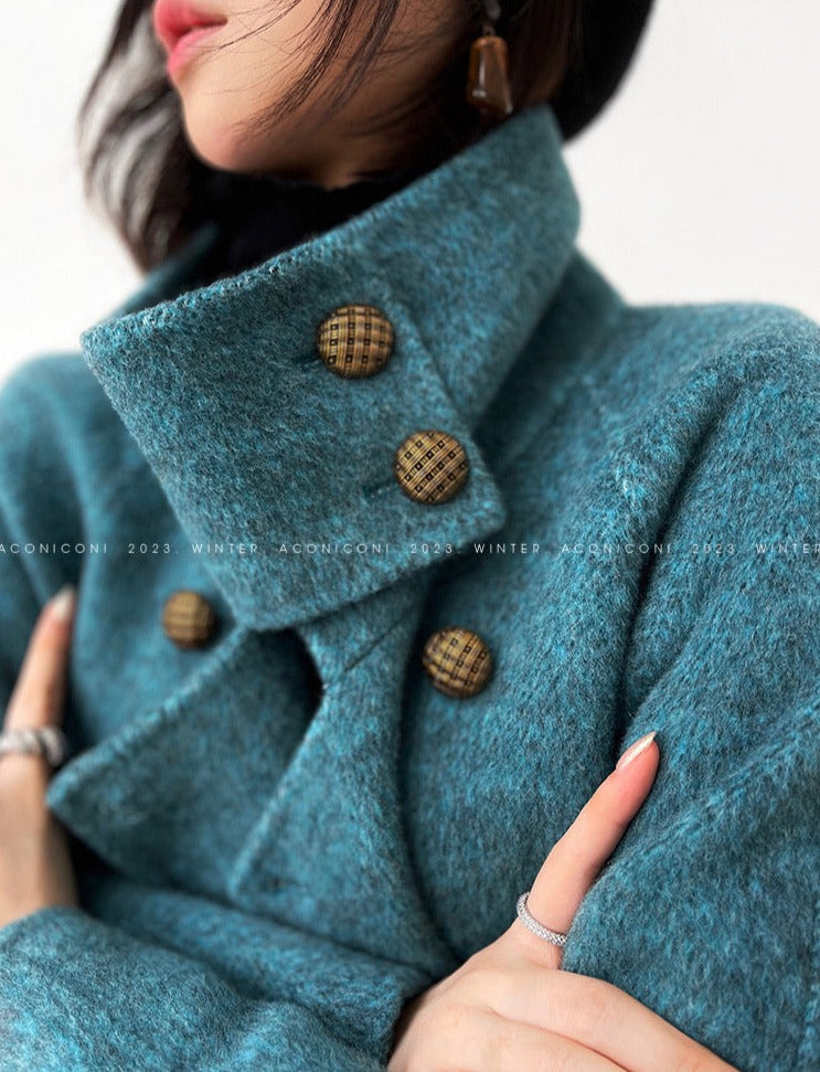 Aconiconi|Lanyu Bay Long Wool Coat