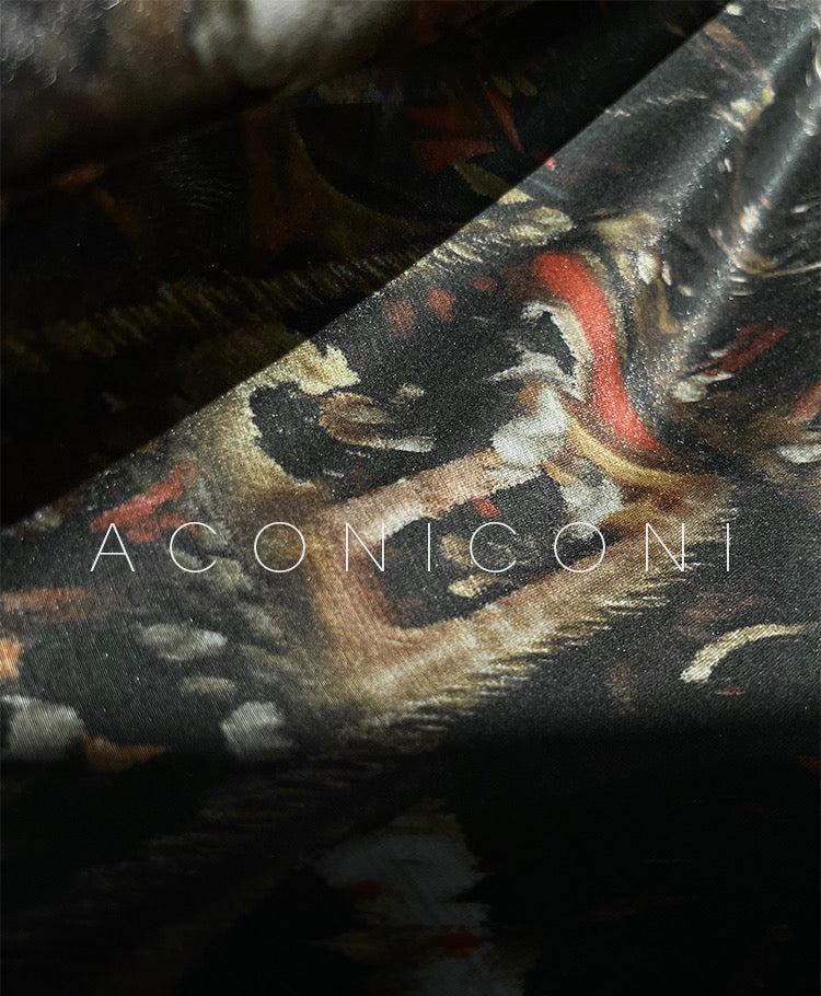 Aconiconi|Silken Moon Long Sleeve Autumn dress