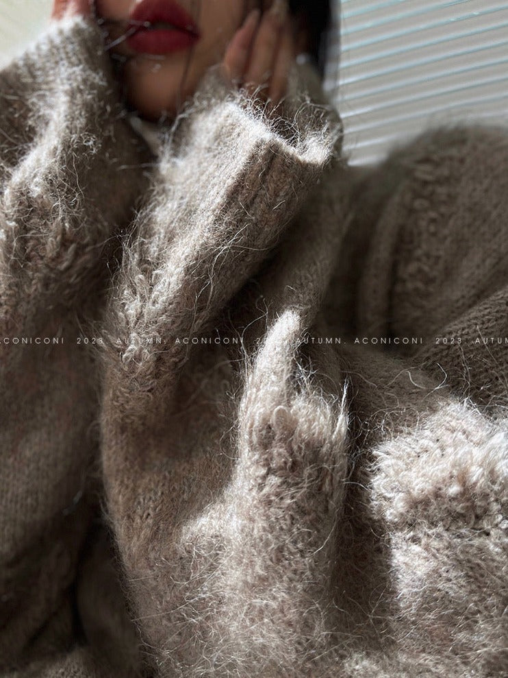 Aconiconi| Alpaca Wool Knitted Sweater