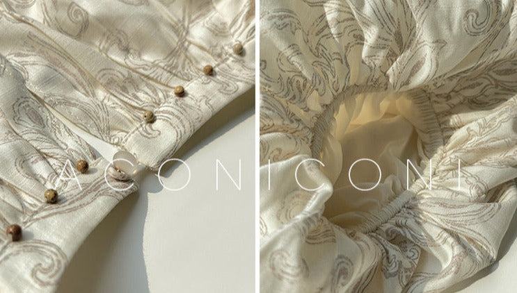 Aconiconi|Lila Luxe Retro Style Summer Dress