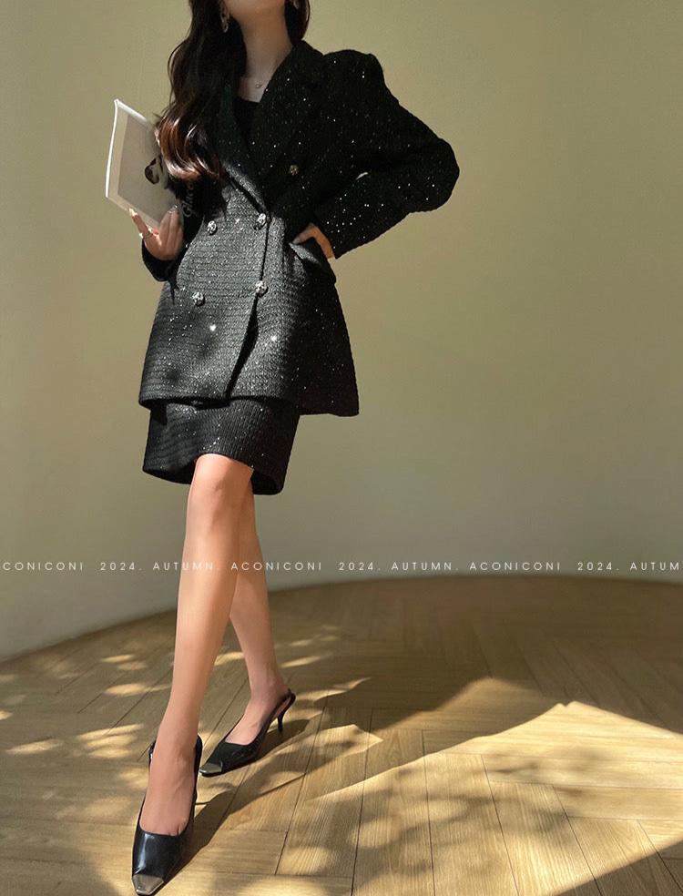 Aconiconi|Evening Sonata Skirt Suit