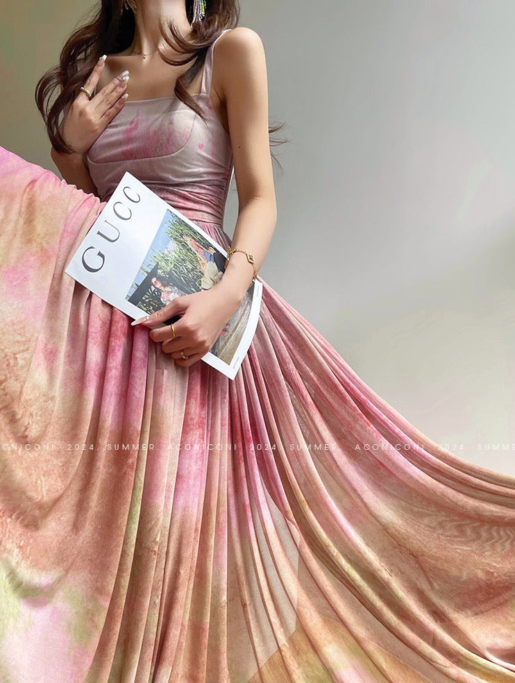 Aconiconi|Tulle Treasure Long Summer Dress